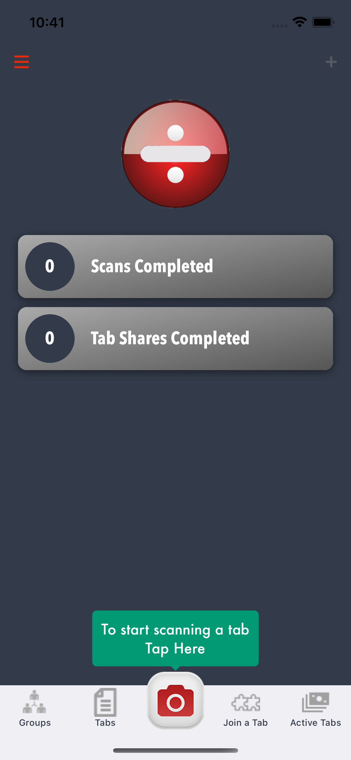 App splash screen